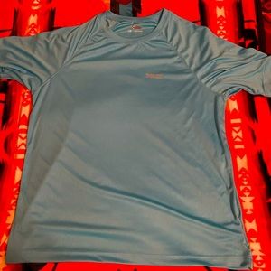 World Wide Sportsman Short-Sleeve Shirt Light Blue/Americana Bass 2